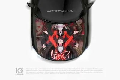 Kakegurui Itasha Car Wrap – Custom Anime Decal | 10KWRAPS