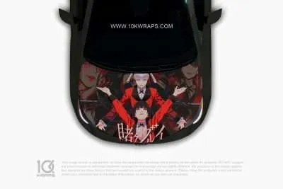 Kakegurui Itasha Car Wrap – Custom Anime Decal | 10KWRAPS
