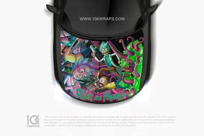 Rick and Morty Car Wraps 3 Made With Top 3M Vinyl - 10KWRAPS