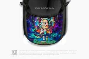 Rick And Morty Car Sticker Made With Top 3M Vinyl - 10KWRAPS