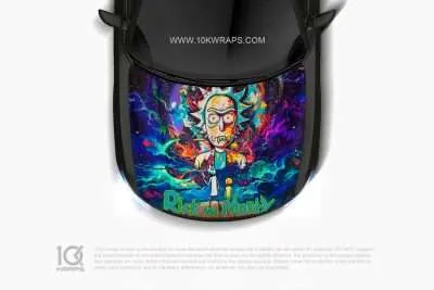 Rick And Morty Car Sticker Made With Top 3M Vinyl - 10KWRAPS