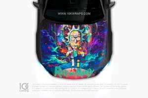 Rick And Morty Car Sticker Made With Top 3M Vinyl - 10KWRAPS