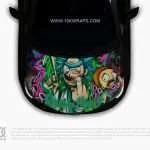 Rick And Morty Car Sticker Made With Top 3M Vinyl - 10KWRAPS