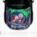 Rick And Morty Car Sticker Made With Top 3M Vinyl - 10KWRAPS