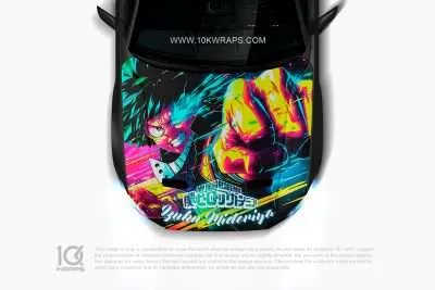 Ochaco Uraraka Itasha Car Wrap for Ford F-150 Anime Vinyl
