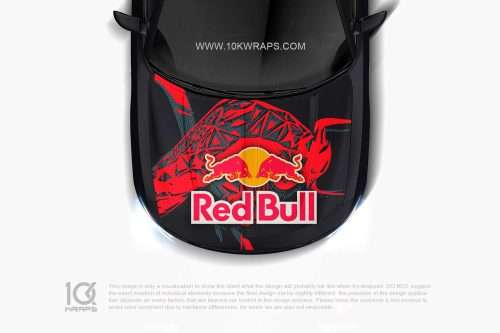 Red Bull Racing Car Wraps Made With Top 3M Vinyl - 10KWRAPS