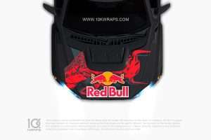 Red Bull Racing Car Wraps Made With Top 3M Vinyl - 10KWRAPS