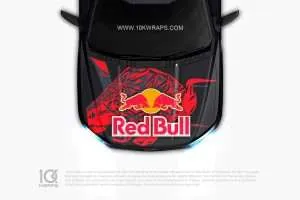 Red Bull Racing Car Wraps Made With Top 3M Vinyl - 10KWRAPS