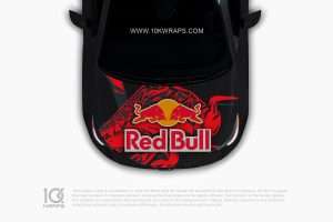 Red Bull Racing Car Wraps Made With Top 3M Vinyl - 10KWRAPS