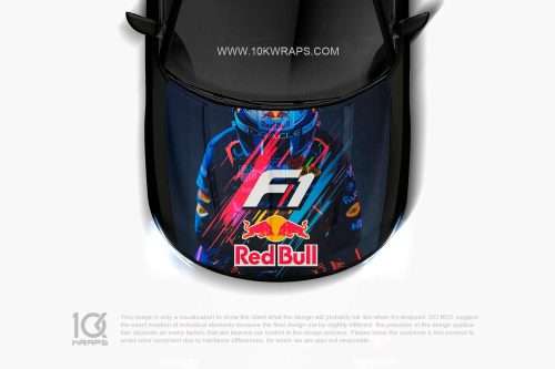 Red Bull Car Sticker 51 Made With Top 3M Vinyl - 10KWRAPS