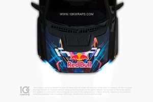 Red Bull Car Sticker 51 Made With Top 3M Vinyl - 10KWRAPS