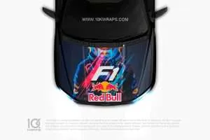 Red Bull Car Sticker 51 Made With Top 3M Vinyl - 10KWRAPS