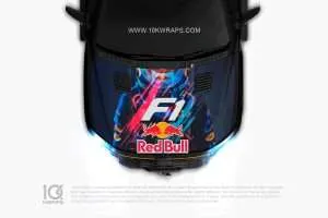 Red Bull Car Sticker 51 Made With Top 3M Vinyl - 10KWRAPS