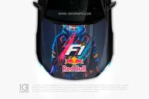 Red Bull Car Sticker 51 Made With Top 3M Vinyl - 10KWRAPS