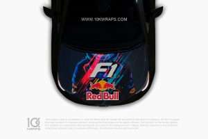 Red Bull Car Sticker 51 Made With Top 3M Vinyl - 10KWRAPS