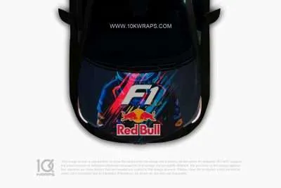 Red Bull Car Sticker 51 Made With Top 3M Vinyl - 10KWRAPS
