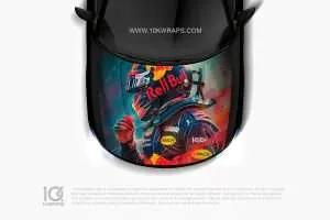 Red Bull Car Sticker 51 Made With Top 3M Vinyl - 10KWRAPS