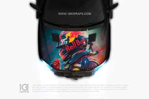 Red Bull Car Sticker 51 Made With Top 3M Vinyl - 10KWRAPS