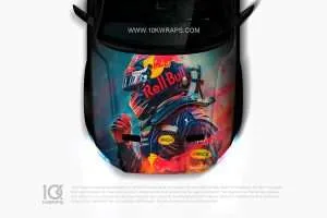 Red Bull Car Sticker 51 Made With Top 3M Vinyl - 10KWRAPS