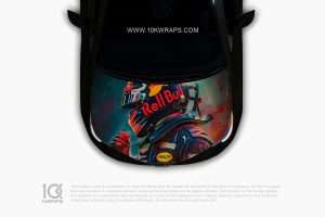 Red Bull Car Sticker 51 Made With Top 3M Vinyl - 10KWRAPS