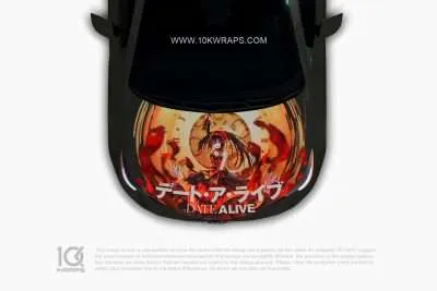 Kurumi Tokisaki Car Wrap: Anime Style for Your Hood