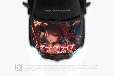 Kurumi Tokisaki Car Itasha Wrap: Anime Style for Your Hood
