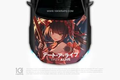 Kurumi Tokisaki Car Itasha Wrap: Anime Style for Your Hood