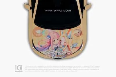 Kisaki Blue Archive Itasha Anime Decal Made With Top 3M Vinyl