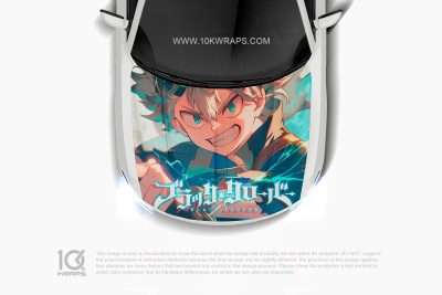Black Clover Car Wraps 02 Made With Top 3M Vinyl - 10KWRAPS