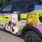 Pardofelis Honkai Impact 3rd Anime Itasha Car Wrap for Citroën ë-C3