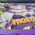 Pardofelis Honkai Impact 3rd Anime Itasha Car Wrap for Citroën ë-C3