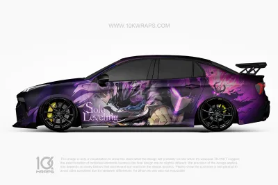 Cha Hae-in Solo Leveling Car Decal Itasha Made With Top 3MVinyl