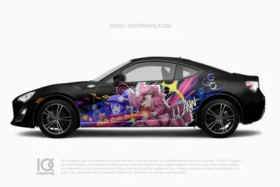 Custom Design Full Car Wrap With 3M Vinyl