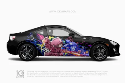 Custom Design Full Car Wrap With 3M Vinyl