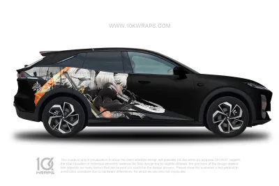 2B NieR:Automata Car Wrap Made With Top 3M Vinyl 10KWRAPS