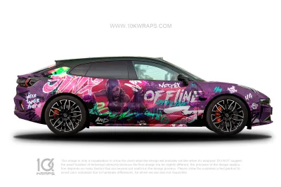 Persona 5 Car Wraps Made With Top 3M Anime Vinyl - 10KWRAPS