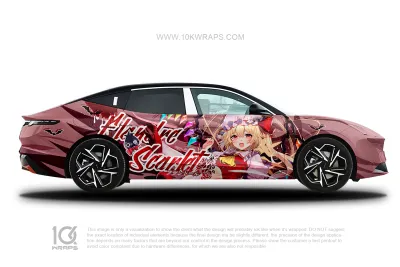 Jinx Car Wraps Made With Top 3M Anime Vinyl - 10KWRAPS