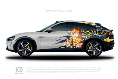 Demon Slayer Car Wraps 23 Made With Top 3M Vinyl-10KWRAPS