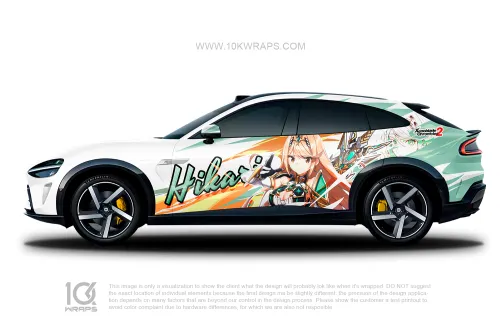 Demon Slayer Car Wraps 31 Made With Top 3M Vinyl-10KWRAPS