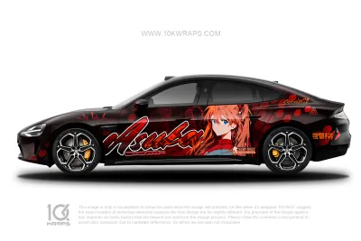EVA Asuka Car Wraps 17 Made With Top 3M Vinyl - 10KWRAPS
