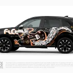 Custom Design Full Car Wrap With 3M Vinyl
