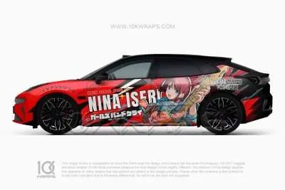 HUNTRIX Anime Car Wraps Made With Top 3M Anime Itasha Vinyl