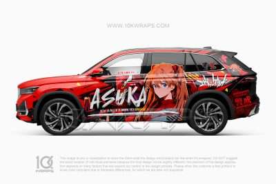 EVA Asuka Car Wraps 21 Made With Top 3M Vinyl - 10KWRAPS