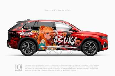 EVA Asuka Car Wraps 21 Made With Top 3M Vinyl - 10KWRAPS