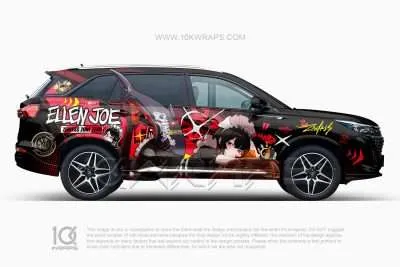 Chino Kafuu Anime Car Wrap – Cute GochiUsa Itasha Design