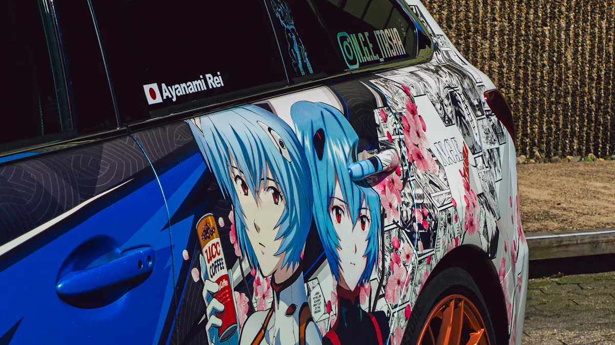 Anime Car Wrap Process