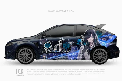 Dragon Ball Z Car Wraps 07 Made With Top 3M Vinyl-10KWRAPS
