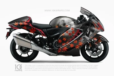 Akame ga Kill! Kawasaki Ninja 500 Motorcycle Wrap – Custom Anime Itasha Vinyl Design