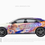 Almond Eye Umamusume: Pretty Derby Itasha Wrap for Honda Civic – Custom Anime Car Wrap by 10KWRAPS