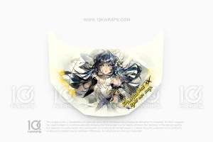 Astesia & Astgenne Arknights Anime Car Wrap for Honda Civic Type R – Custom Itasha Design by 10KWRAPS